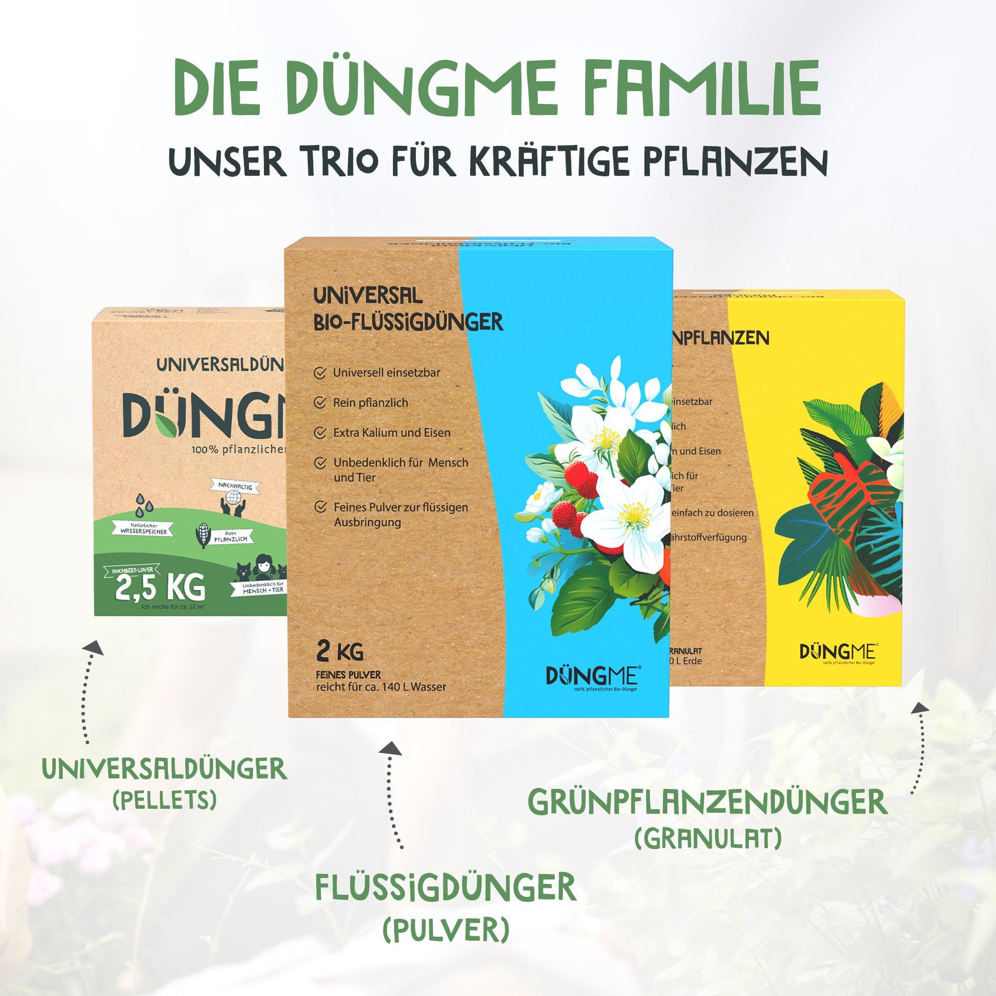 Bio-Grünpflanzendünger - 3 kg